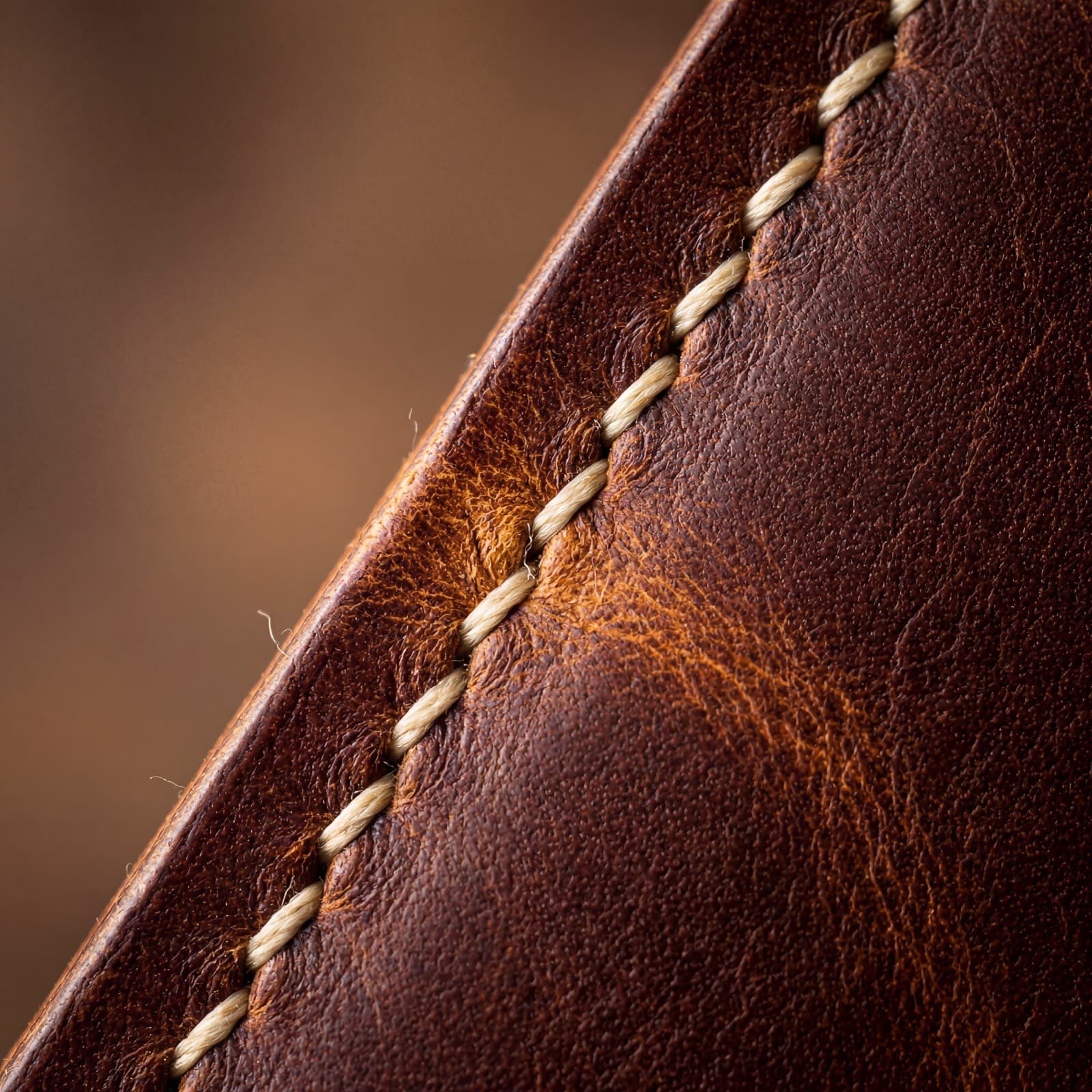 Italian leather grain detail